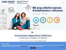 Tablet Screenshot of casaroset.com